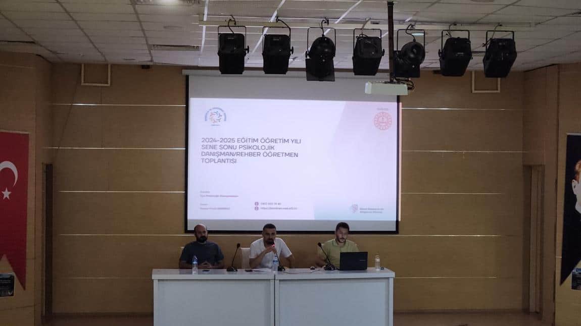 2024-2025 Eğitim Öğretim Yılı Sene Sonu Rehber Öğretmen/Psikolojik Danışman Toplantısı